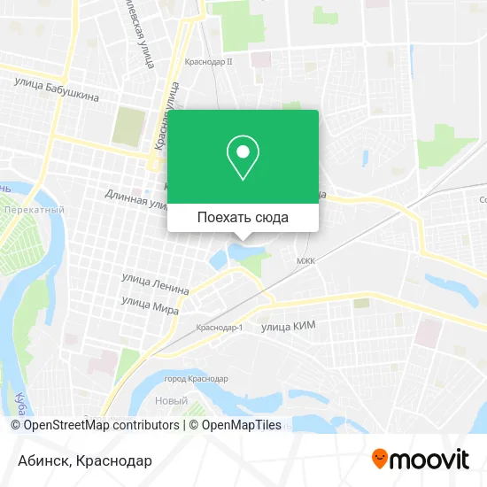 Карта Абинск