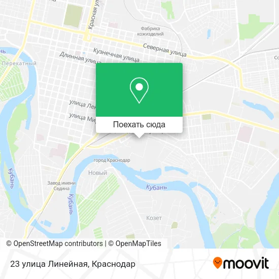Карта 23 улица Линейная