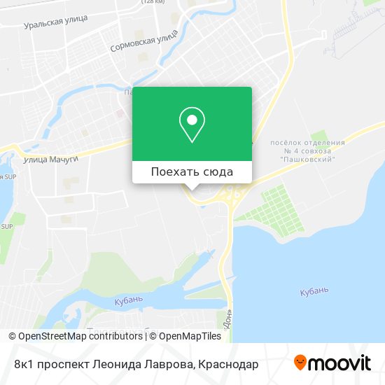 Карта 8к1 проспект Леонида Лаврова