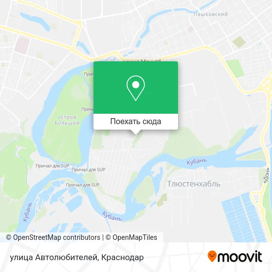 Карта улица Автолюбителей