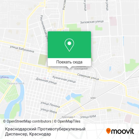 Карта Краснодарский Противотуберкулезный Диспансер