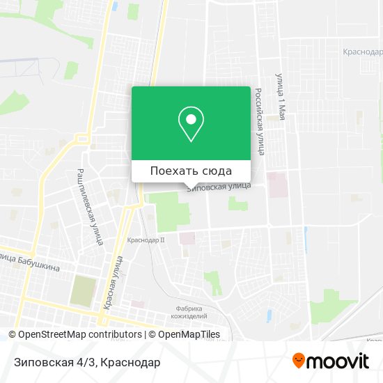 Карта Зиповская 4/3