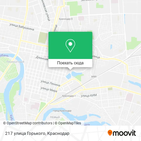 Карта 217 улица Горького