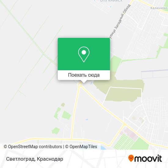 Карта Светлоград