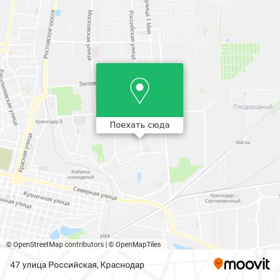 Карта 47 улица Российская