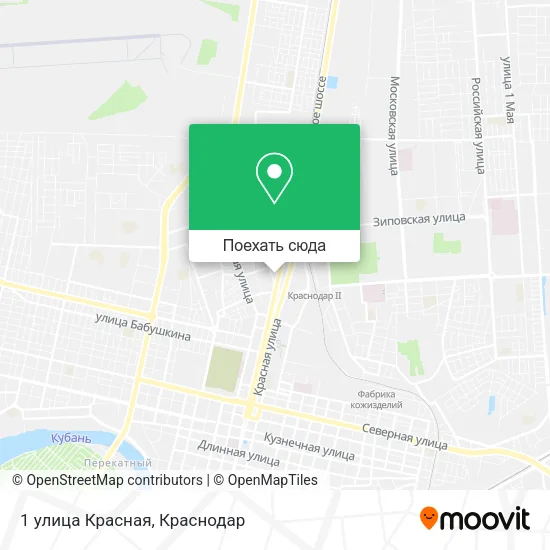 Карта 1 улица Красная