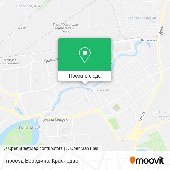 Карта проезд Бородина