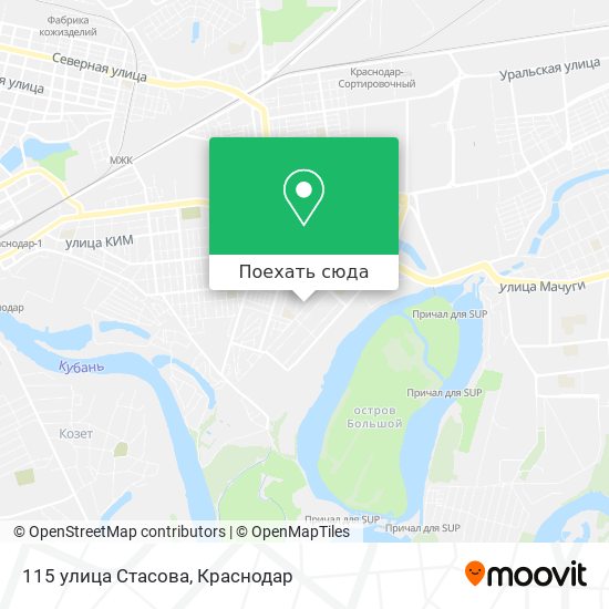 Карта 115 улица Стасова