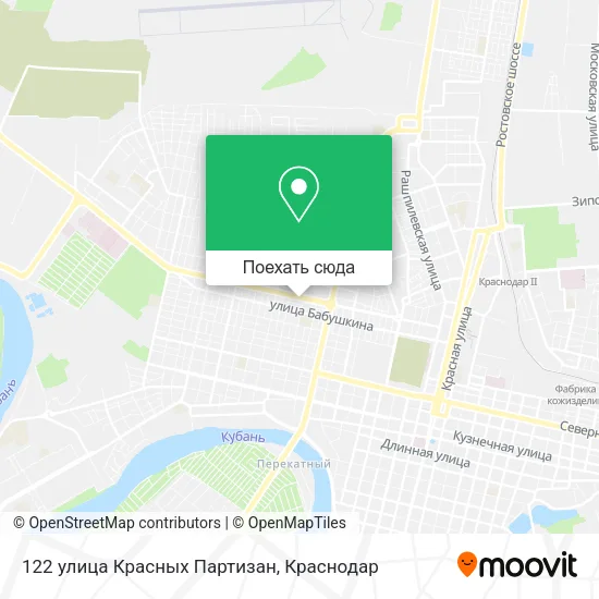 Карта 122 улица Красных Партизан