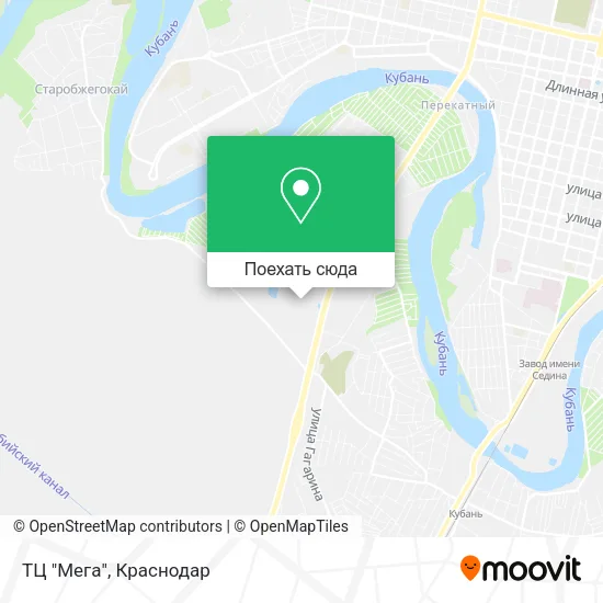 Карта ТЦ "Мега"