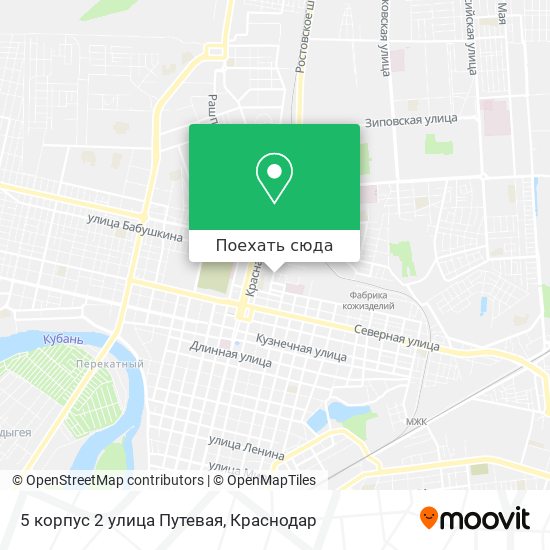 Карта 5 корпус 2 улица Путевая