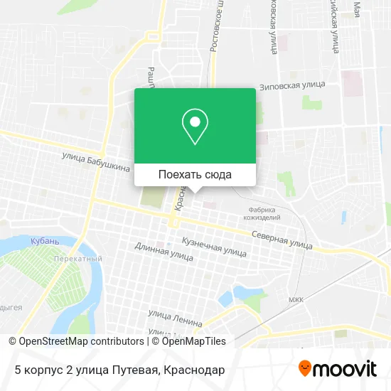 Карта 5 корпус 2 улица Путевая