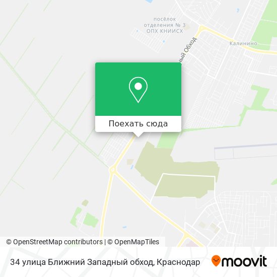 Карта 34 улица Ближний Западный обход