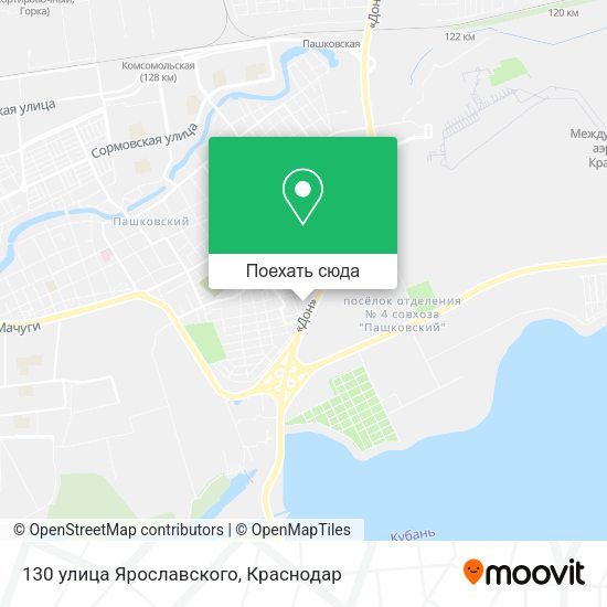 Карта 130 улица Ярославского