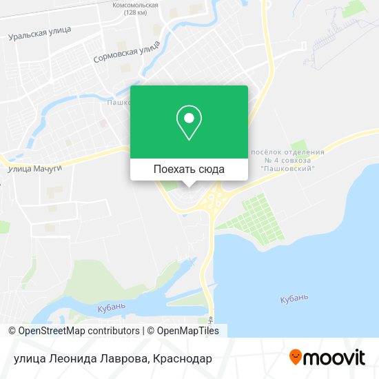 Карта улица Леонида Лаврова