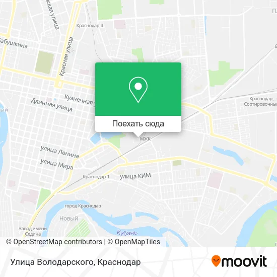 Карта Улица Володарского