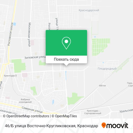 Карта 46 / Б улица Восточно-Кругликовская