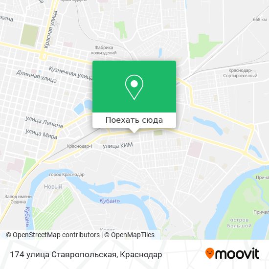 Карта 174 улица Ставропольская