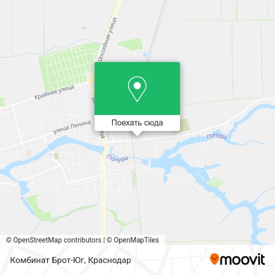 Карта Комбинат Брот-Юг