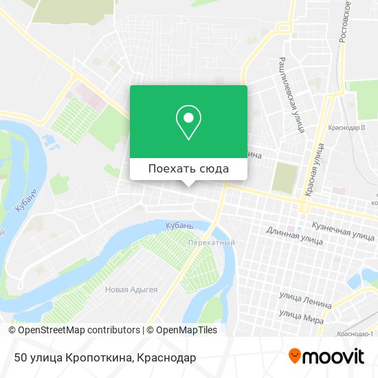 Карта 50 улица Кропоткина
