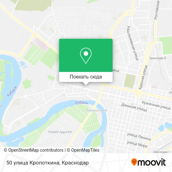 Карта 50 улица Кропоткина