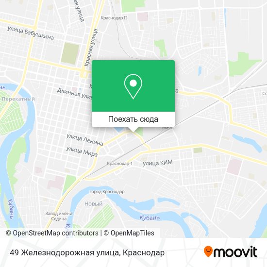 Карта 49 Железнодорожная улица
