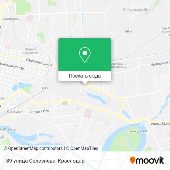Карта 89 улица Селезнева