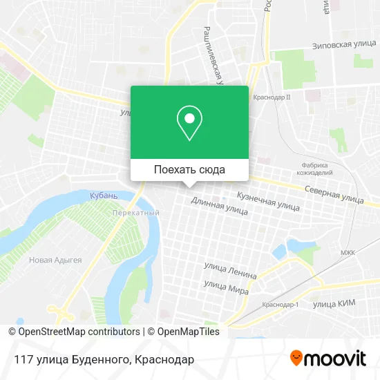 Карта 117 улица Буденного