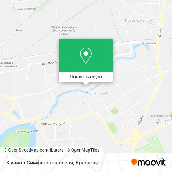 Карта 3 улица Симферопольская
