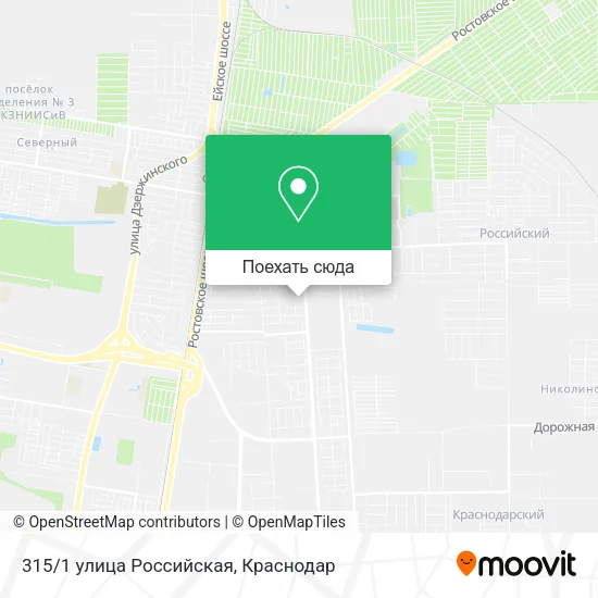 Карта 315/1 улица Российская