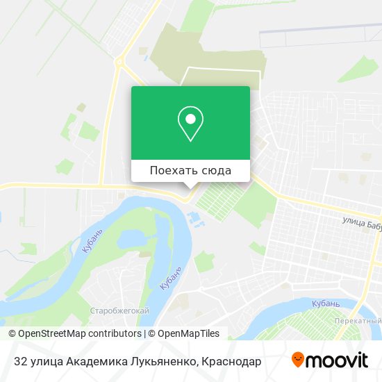 Карта 32 улица Академика Лукьяненко