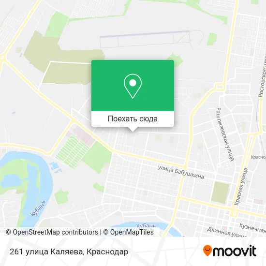 Карта 261 yлица Каляева