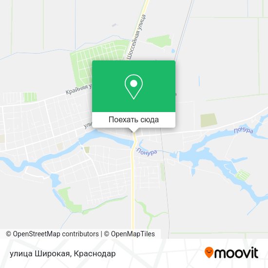 Карта улица Широкая