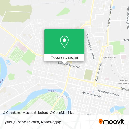 Карта улица Воровского