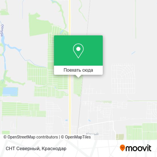 Карта СНТ Северный