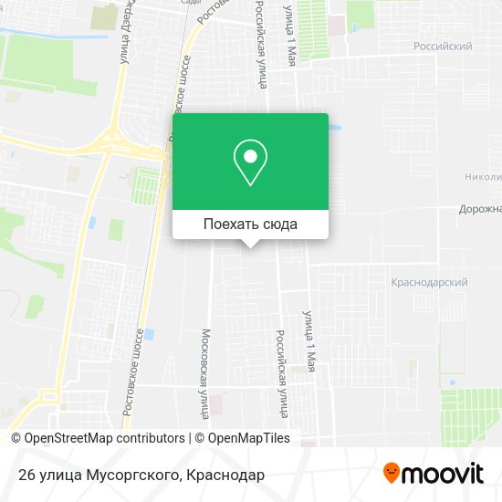 Карта 26 улица Мусоргского