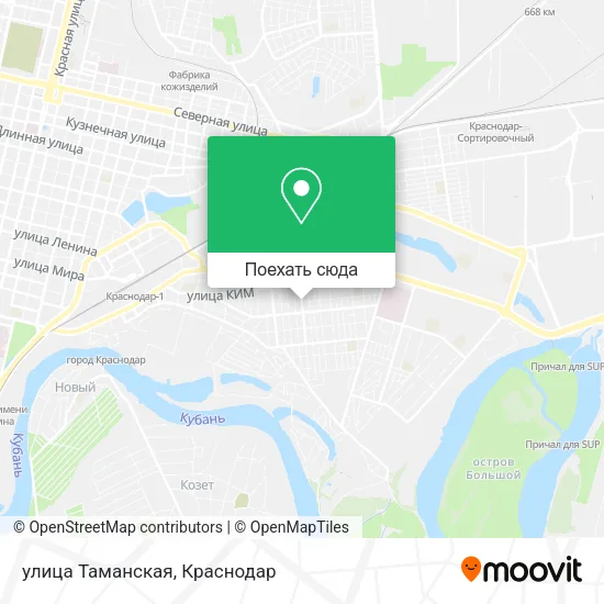Карта улица Таманская