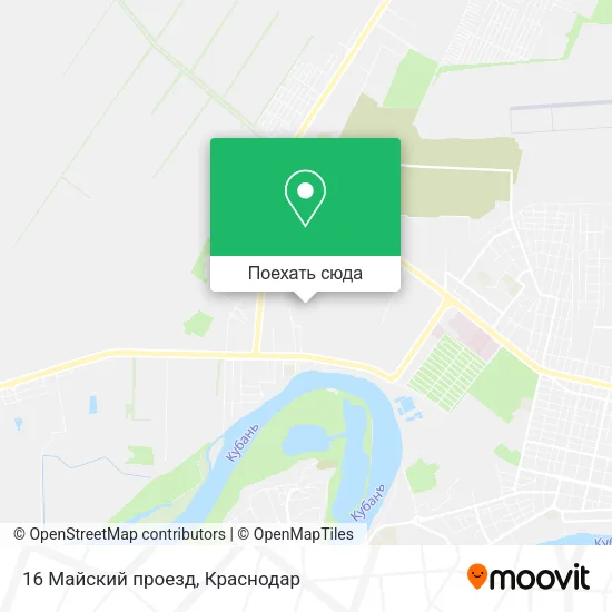 Карта 16 Майский проезд