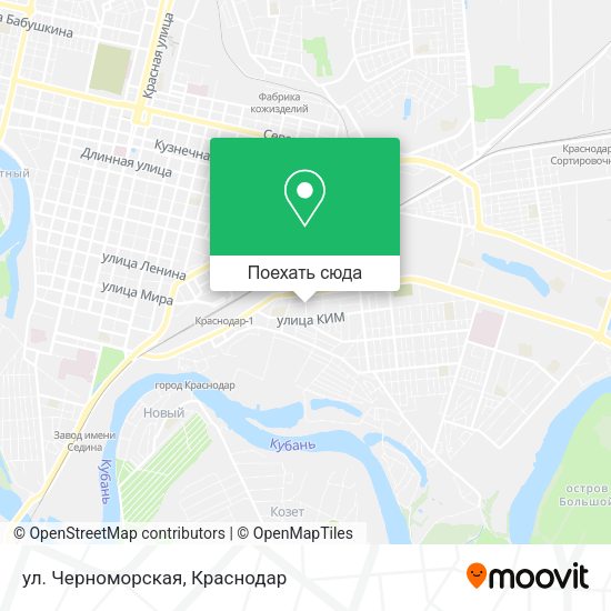 Карта ул. Черноморская