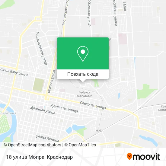 Карта 18 улица Мопра