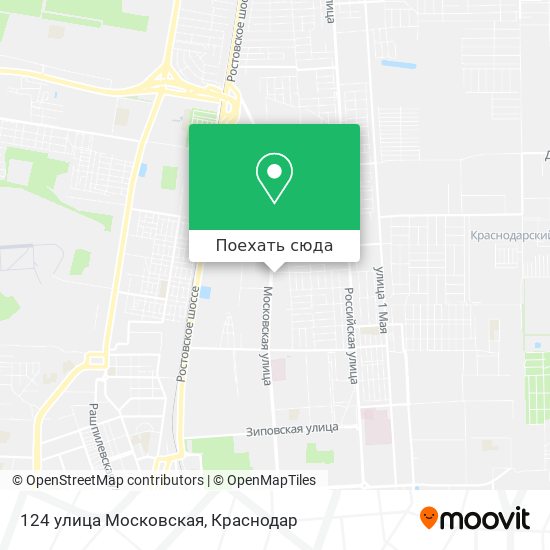 Карта 124 улица Московская