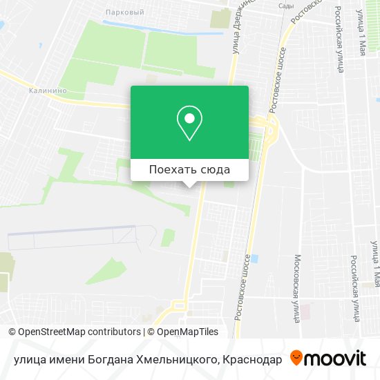 Карта улица имени Богдана Хмельницкого