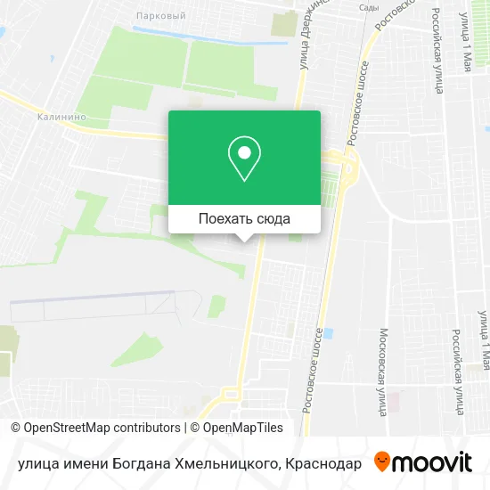 Карта улица имени Богдана Хмельницкого