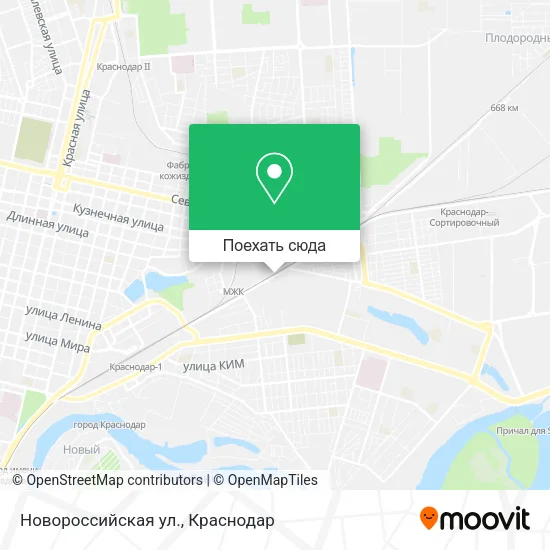 Карта Новороссийская ул.