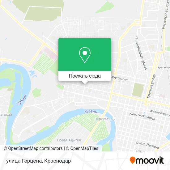 Карта улица Герцена