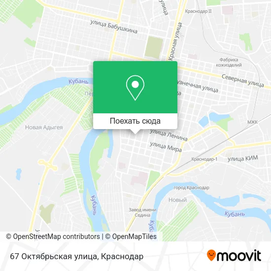 Карта 67 Октябрьская улица