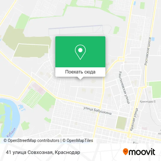 Карта 41 улица Совхозная