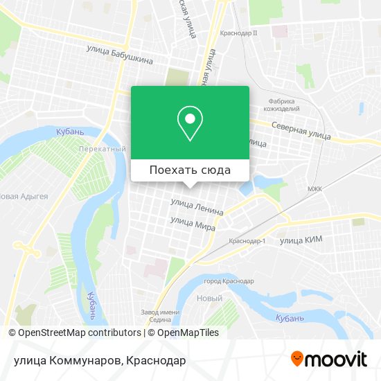 Карта улица Коммунаров