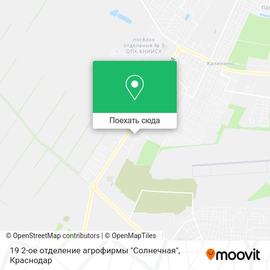 Карта 19 2-ое отделение агрофирмы "Солнечная"