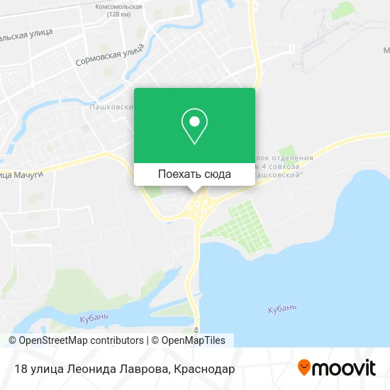 Карта 18 улица Леонида Лаврова